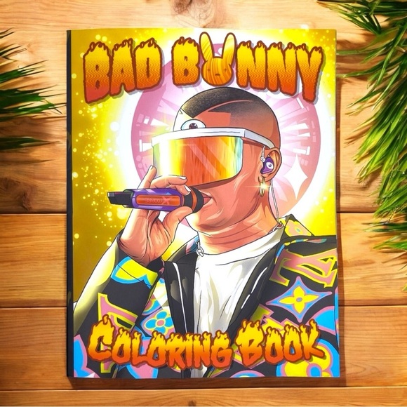 Bad Bunny Coloring Book – Unused, Minor Imperfection on Back Cover - Picture 1 of 6
